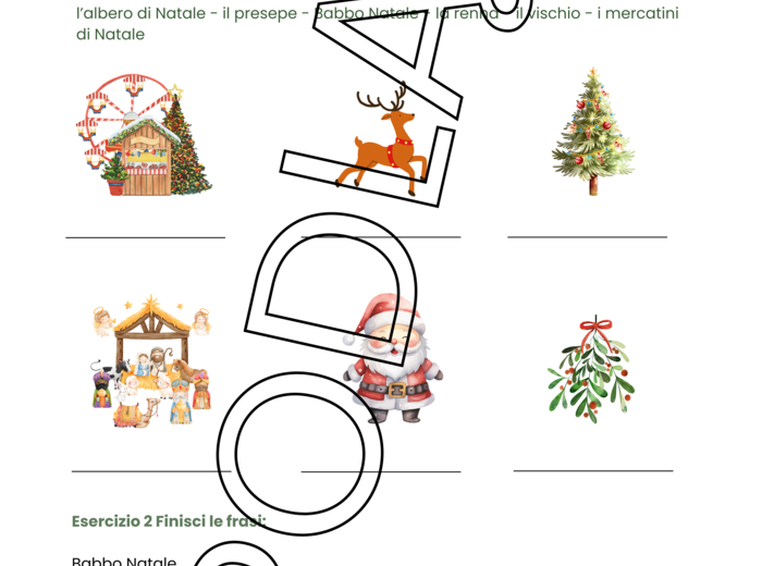 Buon Natale - lekcja świąteczna