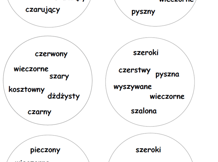 Zestaw kart typu dobble - gry logopedyczne