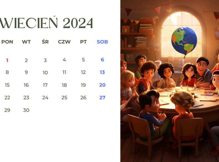 Kalendarz na rok szkolny 2023/2024 PL