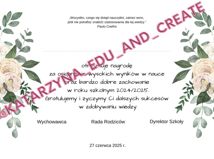 Wkładka do książki 1