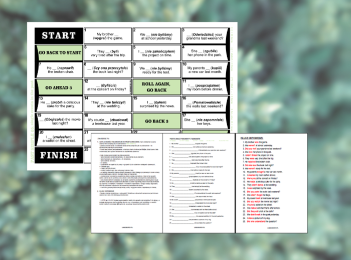 PAST SIMPLE 05 – pojedyncze wydarzenia z przeszłości