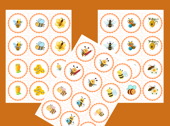 DZIEŃ PSZCZÓŁ – memory – 36 szt. - Dzień Pszczoły