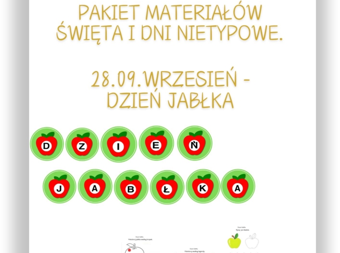 PAKIET MATERIAŁÓW NA WRZESIEŃ WEDŁUG KALENDARZA ŚWIĄT I DNI NIETYPOWYCH.