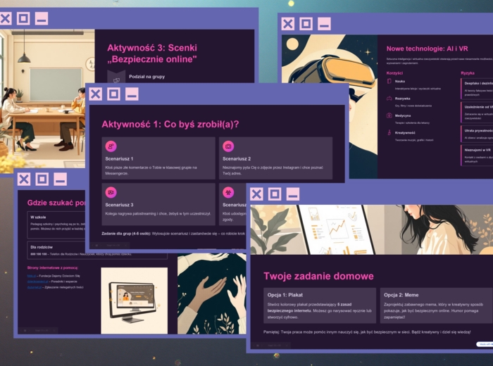 Zagrożenia w sieci i cyberbezpieczeństwo – jak bezpiecznie korzystać z Internetu, AI i VR