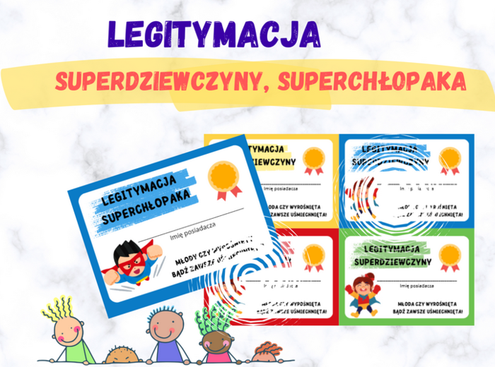 Legitymacja supedziewczyny i superchłopaka
