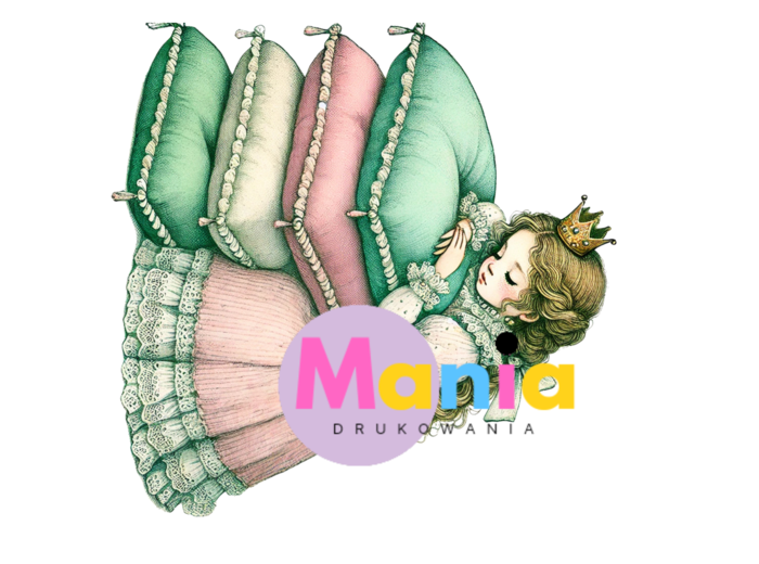 Dzień Postaci z Bajek -girlanda z napisem i ilustracje z postaciami z bajek