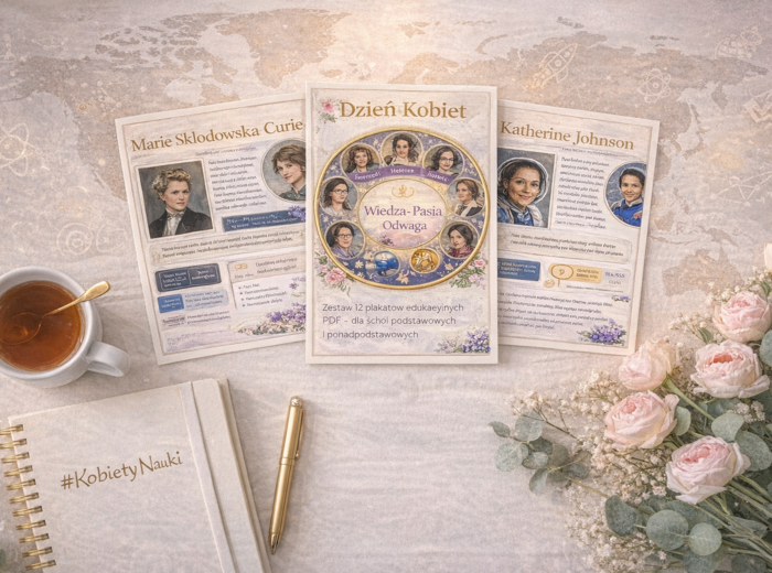 Dzień Kobiet – plakaty inspirujące kobiety nauki