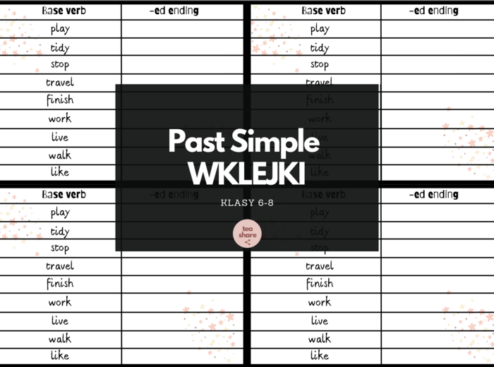 Past Simple - wklejki
