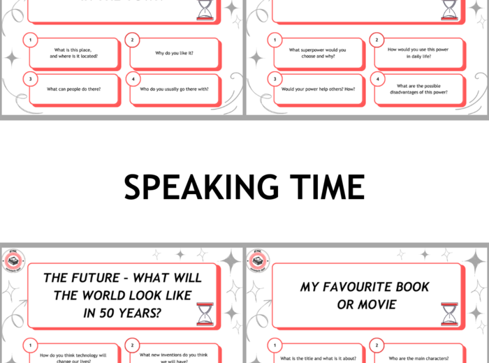 Speaking - 50 tematów do wyboru