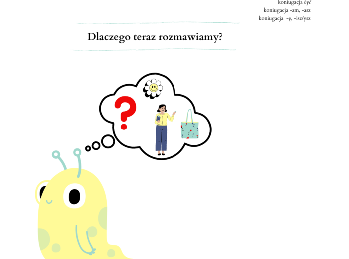 Dlaczego teraz rozmawiamy? A1 JĘZYK POLSKI JAKO OBCY