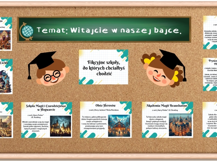 Gazetka Fikcyjne Szkoły - Dzień Nauczyciela