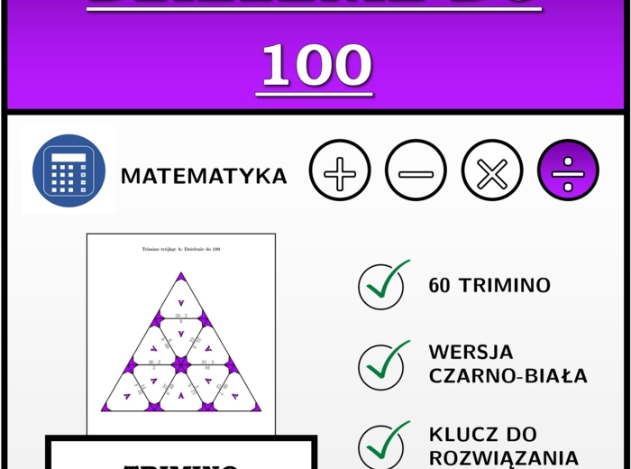 Trimino - Dzielenie do 100 | matematyka