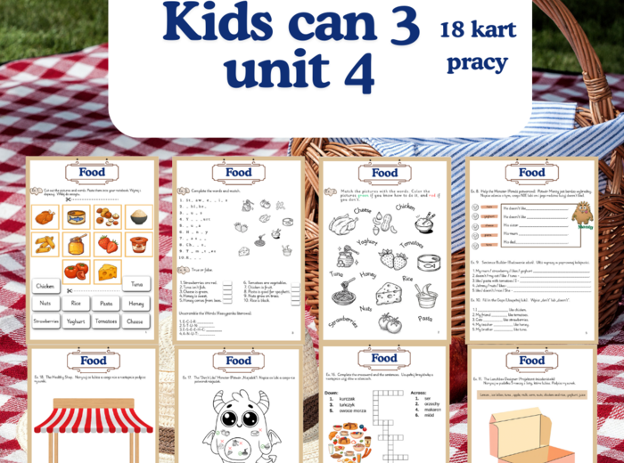 Kids can 3 unit 4 - Food