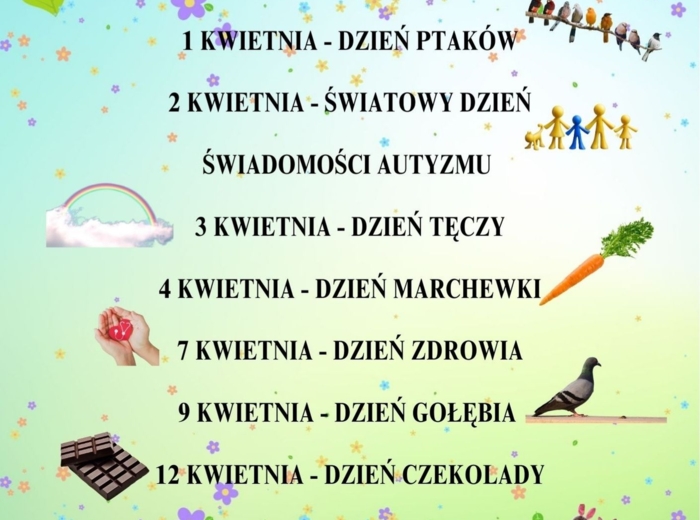 PAKIET MATERIAŁÓW NA MARZEC WEDŁUG KALENDARZA ŚWIĄT I DNI NIETYPOWYCH