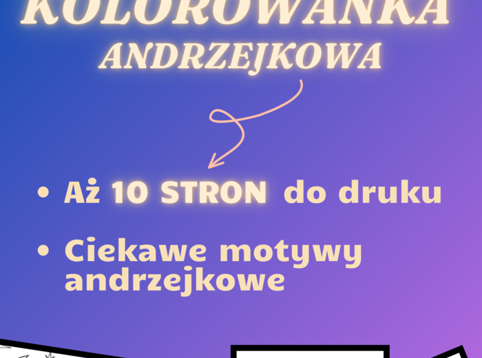 Kolorowanka – Andrzejkowe Wróżby – 10 stron magii i zabawy! 🔮🕯️✨