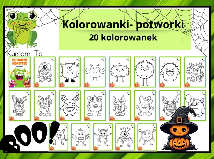 Kolorowanki- potworki