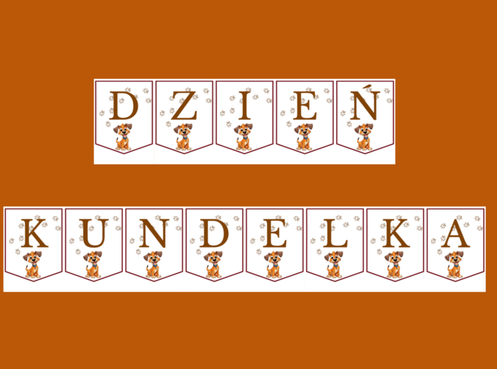 DZIEŃ KUNDELKA – biblioteka – świetlica - girlanda – gazetka – wersja 1