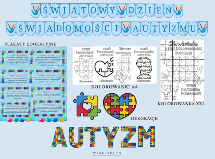 Światowy Dzień Świadomości Autyzmu - gazetka dla nauczycieli i pedagogów