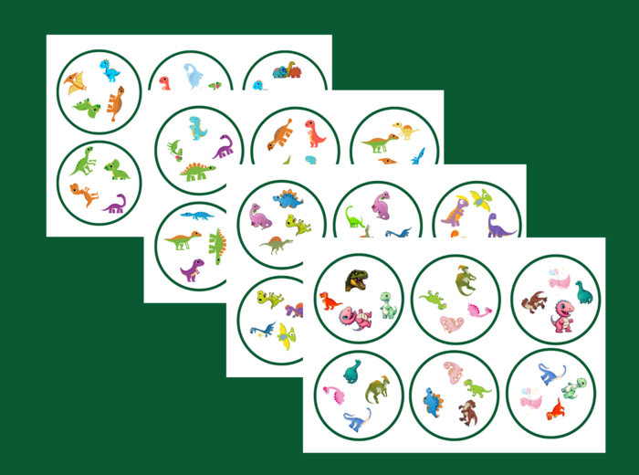 DZIEŃ DINOZAURA – dooble – 42 szt.