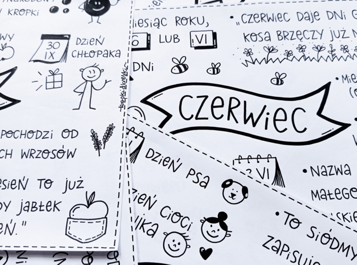 "12 MIESIĘCY" - notatki wizualne