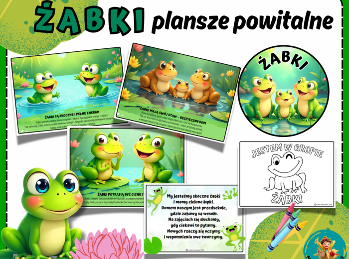 ŻABKI - plansze powitalne