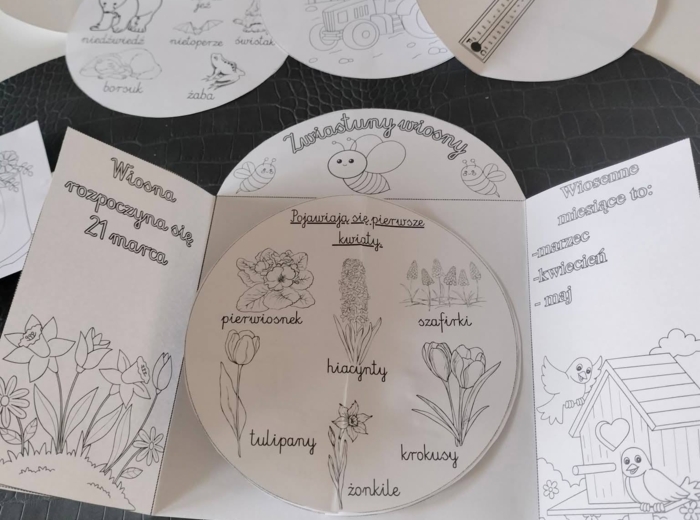 Zwiastuny wiosna- praca techniczno- plastyczna