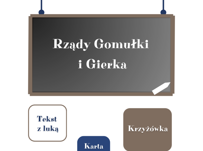 Karta pracy - Rządy Gomułki i Gierka