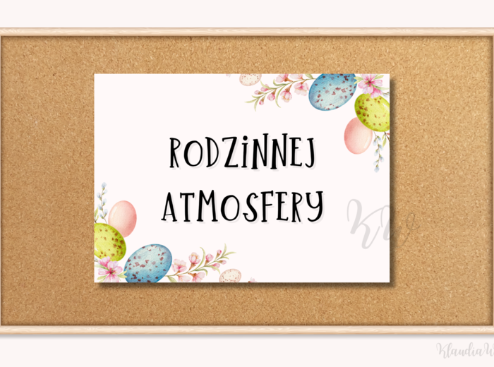 Wielkanocne życzenia - gazetka