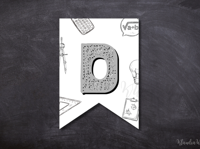 Dzień Matematyki - girlanda