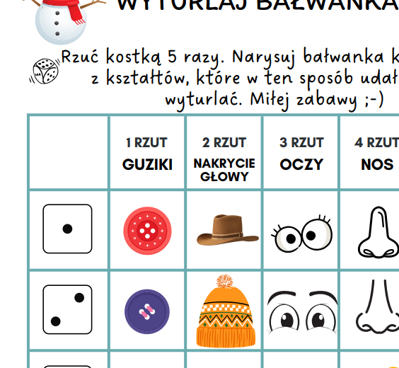 Wyturlaj bałwanka - Boże Narodzenie, zima