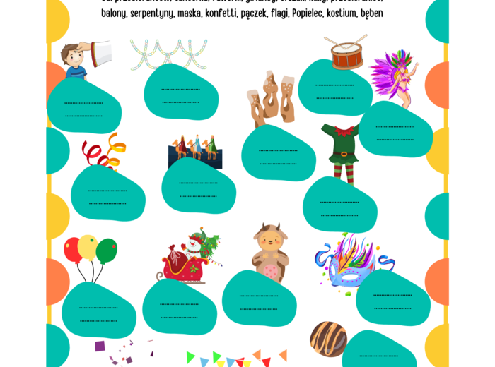 Karnawał - stacje zadaniowe