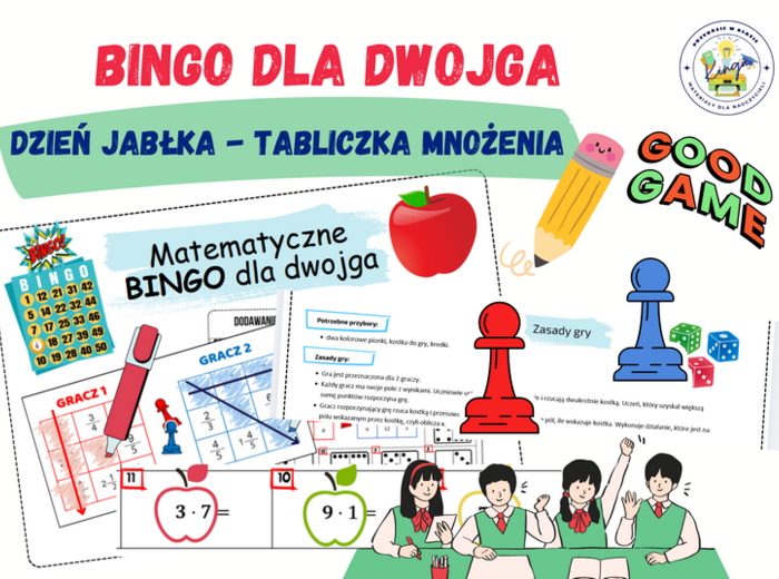 BINGO dla dwojga – Dzień jabłka / gra planszowa