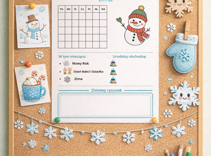 KALENDARZ KLASOWY DO DRUKU – EDUKACJA WCZESNOSZKOLNA kl. 1-3