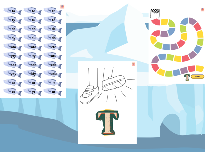 Ćwiczenia sylabowe cz. 4 Seria Zima Niedźwiadki polarne