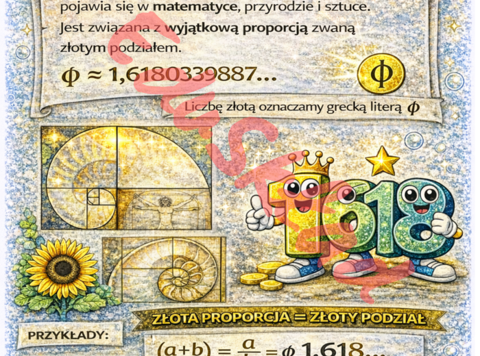 📚 Matematyczne plakaty edukacyjne – liczby niezwykłe i dni matematyczne