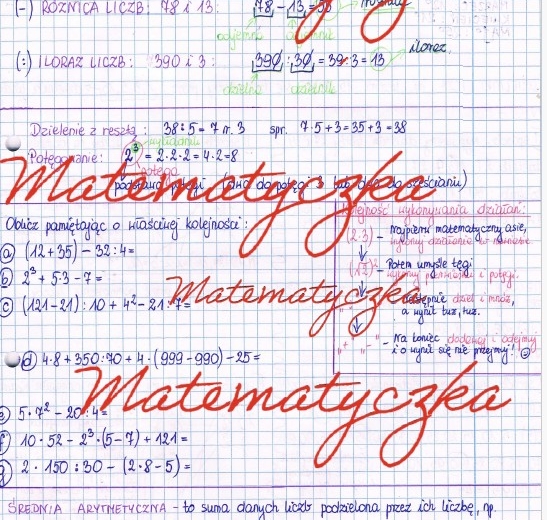LICZBY NATURALNE kl. 6 - wprowadzenie + zadania