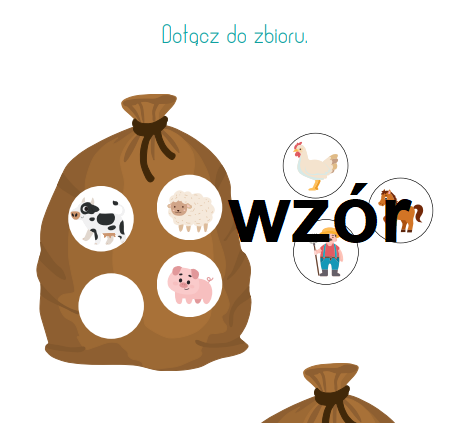 Ćwiczenia myślenia, percepcji wzrokowej i percepcji słuchowej