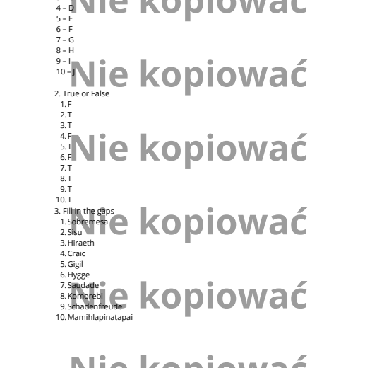 Karta Pracy Lost in Translation B1-B2 Czytanka