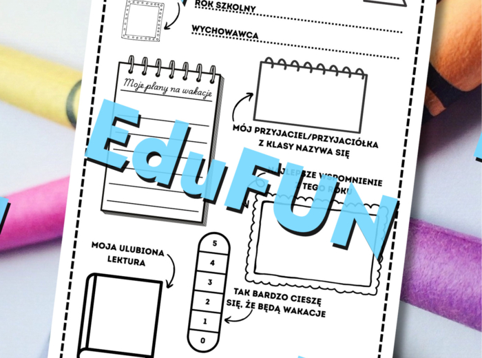 Podsumowanie Roku Szkolnego - Karta do wypełnienia dla uczniów