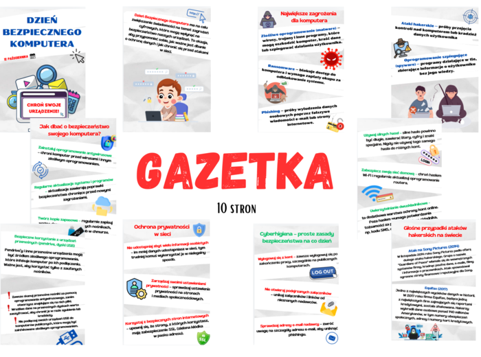 Dzień Bezpiecznego Komputera - GAZETKA
