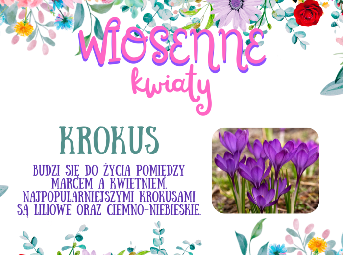 Gazetka szkolna: Wiosna - Gdy budzi się życie