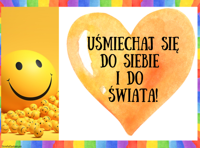 DZIEŃ POZYTYWNEGO MYŚLENIA - materiał edukacyjny, gazetka