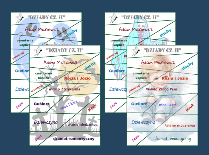 "DZIADY cz. II" – puzzle – 4 wersje