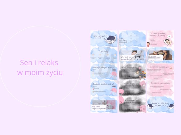 Prezentacja - SEN I RELAKS W MOIM ŻYCIU
