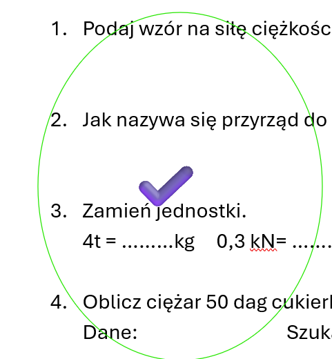 Siła ciężkości