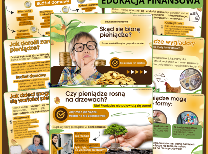 SKĄD SIĘ BIORĄ PIENIĄDZE? MATERIAŁY EDUKACJA FINANSOWA