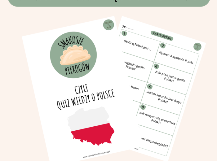 SMAKOSZE PIEROGÓW - QUIZ WIEDZY O POLSCE