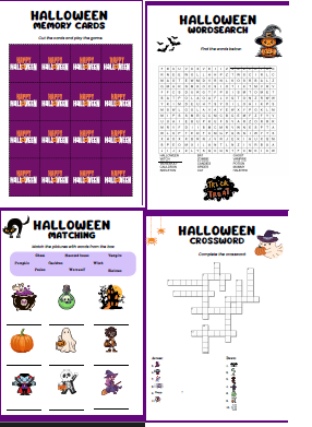 Halloween - games and activities