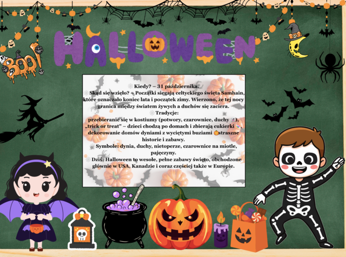 🎃 Pakiet Halloween – Gazetka + Maski GRATIS!| Kolorowa i edukacyjna dekoracja przyciągająca wzrok| Łącznie 35 stron do druku| Format A4 i mniejszy| 5 masek/dodatkowych dekoracji GRATIS!