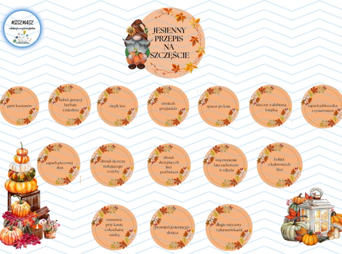 Gazetka szkolna - Jesienny przepis na szczęście...